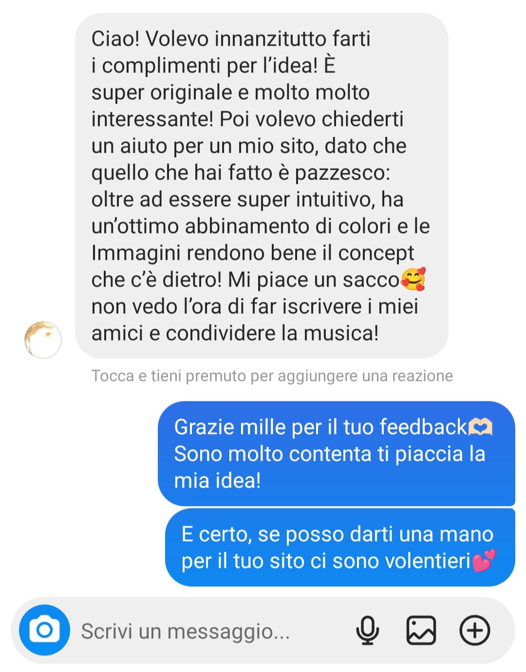 primo feedback su MuMa