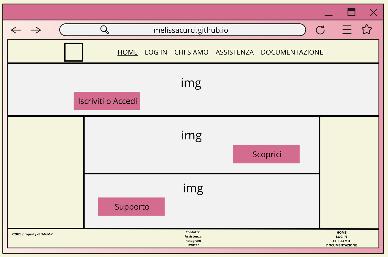 Wireframe home